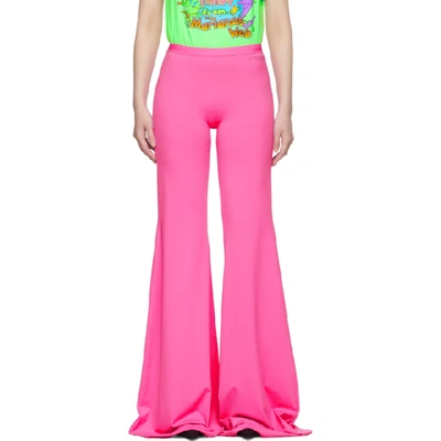 Vetements Florescent Evening Bootcut Trousers In Fluo Pink