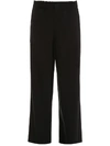 GANNI CREPE TROUSERS,10986011