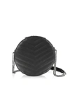 LANCASTER PARISIENNE QUILTED LEATHER ROUND CROSSBODY BAG,10985995