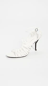 3.1 Phillip Lim Lilly Strappy Leather Ankle-strap Sandals In Ivory