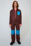 Acne Studios Knee Patch Cargo Pants Chestnut Brown In Knee Patch Cargo Pants