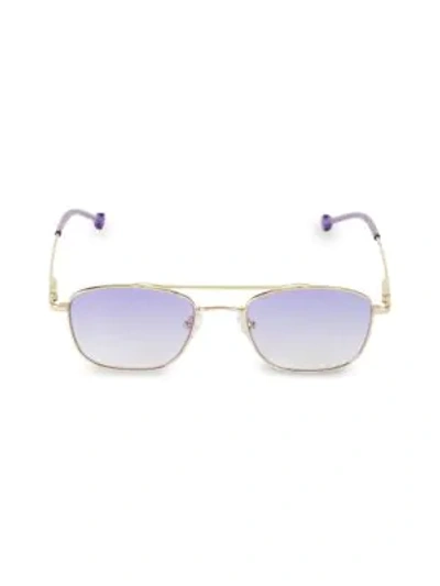 Colors In Optics Women's 53mm Biscayne Rectangular Sunglasses In Purple