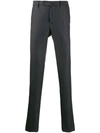 Incotex Smart Suit Trousers In Black