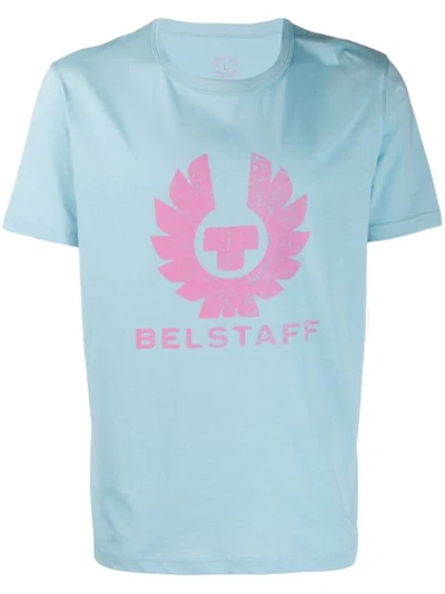Belstaff Printed Logo T-shirt - 蓝色 In Blue