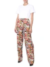 Dsquared2 Printed Palazzo Pants In Multicolour