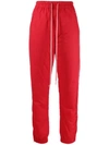 RICK OWENS PADDED TRACK TROUSERS