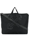 OFF-WHITE OFF-WHITE UNFINISHED ARROWS TOTE - 黑色