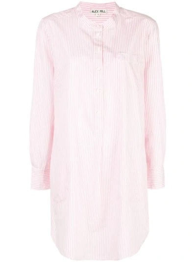 Alex Mill Poplin Shirt Dress In Pink