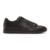 PS BY PAUL SMITH PS BY PAUL SMITH BLACK EMBROIDERED STRIPES SNEAKERS