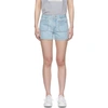 Apc Roma Mid-rise Denim Shorts In Ial Indigo