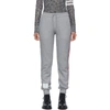 Thom Browne Grey Classic Loopback Stripe Lounge Pants In 055 Light G