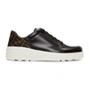 FENDI FENDI BLACK FOREVER FENDI LOW-TOP SNEAKERS