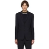 FENDI NAVY WOOL FF BLAZER