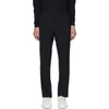 FENDI NAVY WOOL FF TROUSERS