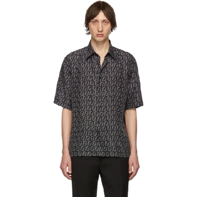 Fendi Karligraphy Shirt In F043y Blk G