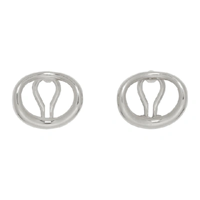 Charlotte Chesnais Naho Clip Earrings In Grey
