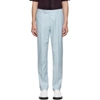 PAUL SMITH PAUL SMITH BLUE SLIM FIT TROUSERS