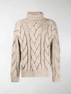 DSQUARED2 CHUNKY CABLE KNIT SWEATER,S74HA0971S1679714157968