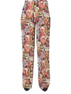 Dsquared2 Printed Palazzo Pants In Multicolor