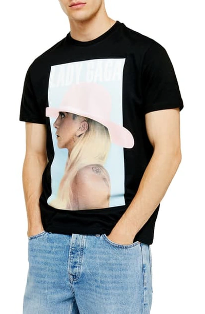Topman Lady Gaga T-shirt In Black Multi