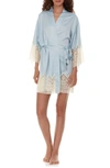 Flora Nikrooz Genevive Short Robe In Ice Flow