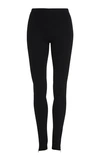 Totême Toteme Leggings With Zip Cuffs In Black