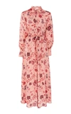 CAROLINA K LAURA FLORAL SHIRT DRESS,120K17