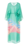 CAROLINA K XIM PRINTED SILK KAFTAN,120K39-B