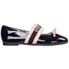 Gucci Girls Ballet Flats Ballerinas Child In Blue