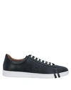 Bally Asher Low-top Leather Sneakers In Black