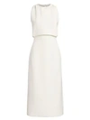 HELMUT LANG Cutout Popover Midi Dress