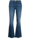 MOTHER FLARED HIGH RISE JEANS
