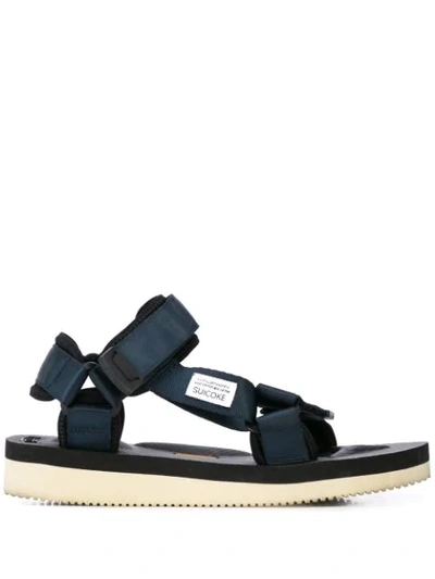 Suicoke Flat Sandals - Blue