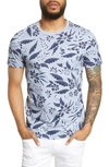 TED BAKER RECUPPL SLIM FIT FLORAL T-SHIRT,MMB-RECUPPL-TC9M