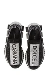 DOLCE & GABBANA SORRENTO JEWELED LOGO SNEAKER,CK1644AZ144