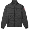 Canada Goose Lodge Slim-fit Nylon-ripstop Hooded Down Jacket In Black