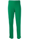 P.a.r.o.s.h Slim Fit Trousers In Green