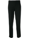 P.a.r.o.s.h Parosh Slim-fit Trousers In Black