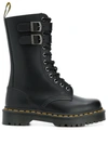 DR. MARTENS' MID-CALF LACE-UP BOOTS
