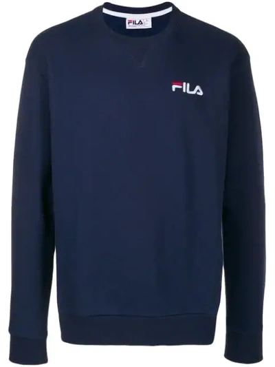 Fila Embroidered Logo Sweatshirt - 蓝色 In Blue