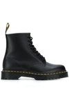Dr. Martens' Black Polished Jadon Platform Boots In Black
