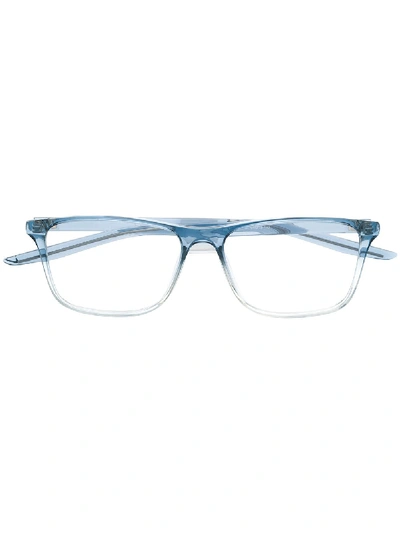 Nike Rectangular Glasses Frames - Blue
