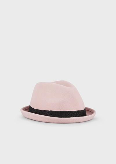Emporio Armani Fedora Hats - Item 46659612 In Pink
