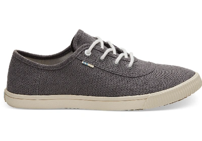 Toms Schuhe Graue Canvas Carmel Sneakers Für Damen - Grösse 36