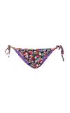 La Doublej Printed Bikini Bottoms In Granny