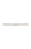 Rabanne Embellished Fitted Waist Belt In Silver