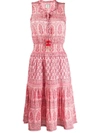 ALICIA BELL ALICIA BELL MARIE FLORAL MIDI DRESS - PINK