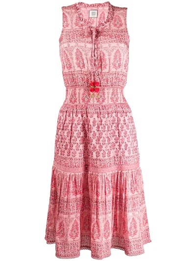 Alicia Bell Marie Floral Midi Dress - 粉色 In Pink