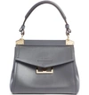 Givenchy Small Mystic Leather Satchel In Storm Grey
