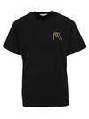 JW ANDERSON JW ANDERSON EMBROIDERED LOGO T-SHIRT,10986965